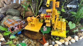 Watermills and streams flow gently through apeaceful countryside.💧🐠