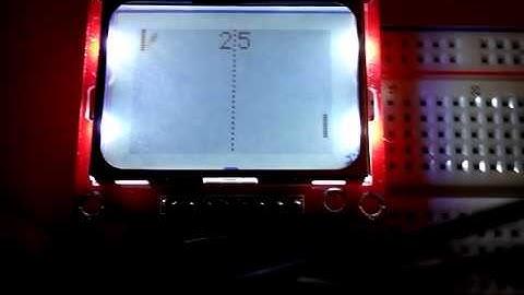 atari pong on arduino uno nokia screen