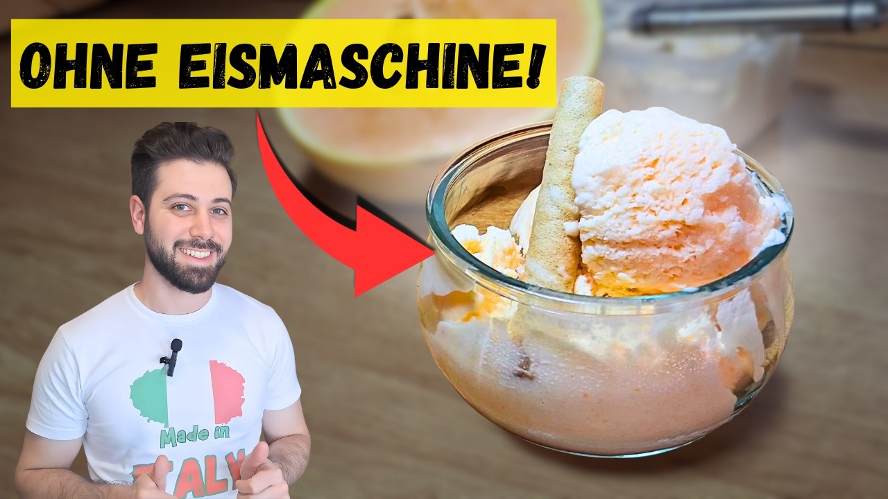 KEINE Eismaschine? Dieses 3 Zutaten-Eis ist deine Rettung!