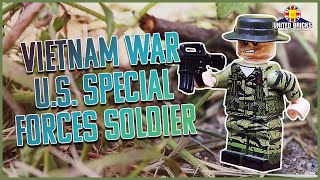 Vietnam War U.S. Special Forces Soldier Lego Minifigure Spotlight | United Bricks
