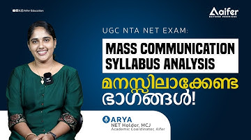 UGC NET Mass Communication & Journalism Syllabus Analysis | Preparation Tips | Aifer Education