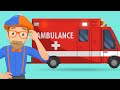 Blippi Ambulance Song | Gecko's Garage Songs | Children's Music | Vehicles For Kids!