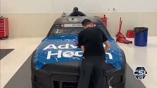 How a NASCAR car suits up