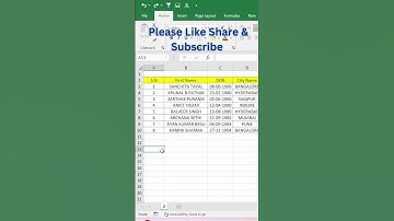 Insert Multiple Row Between Two Rows. #Excel | #Shorts | #Excel shorts |#Youtube shorts |#Excel Clip