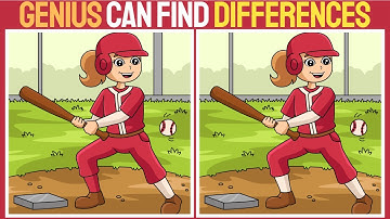 【Spot the Difference】⚡️Genius can find differences!! | Find 3 Differences between two pictures