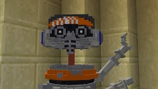 Minecraft DJ-R3X Animatronic Test - Galaxys Edge