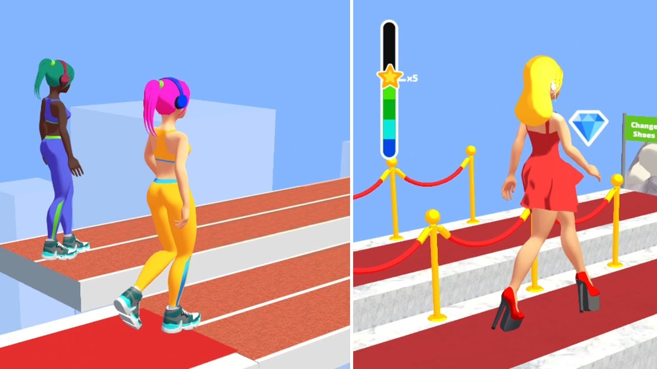 Shoe Race | All Levels Gameplay Android,IOS