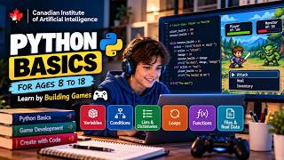 Python Basics for Kids & Teens (Ages 8–18) | Canadian Institute of Artificial Intelligence