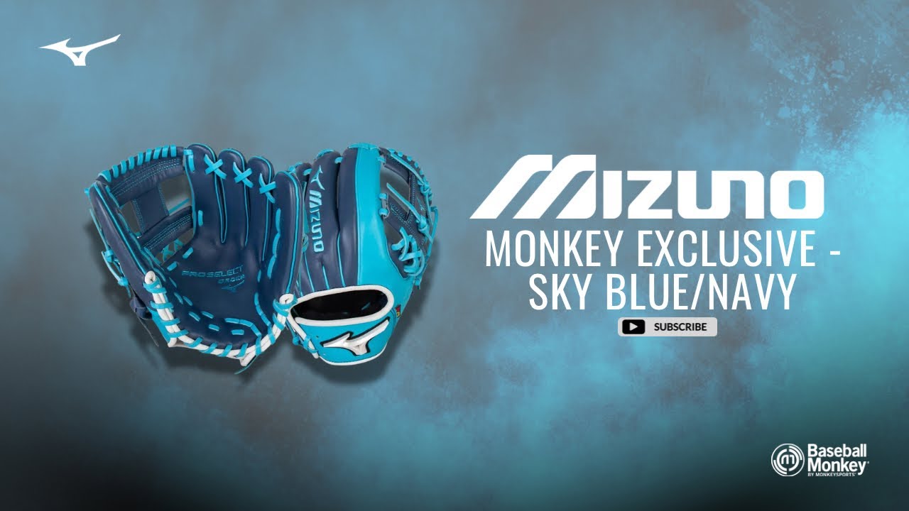 Monkey Exclusive Mizuno Navy & Sky Blue I BaseballMonkey - YouTube