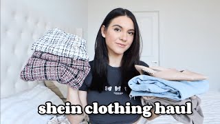 HUGE SHEIN SPRING CLOTHING HAUL 2024 *trendy items + discount code*