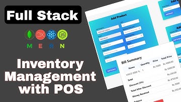 MERN Stack Full Project | Inventory Management System with POS