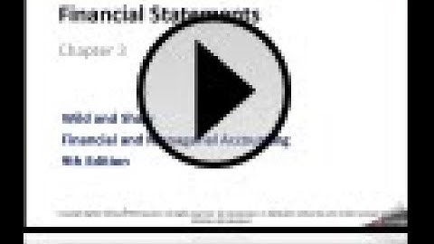 Financial Accounting Chapter 3