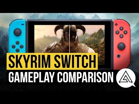 Comparing Skyrim on Nintendo Switch vs. PC Shows Massive Quality Difference