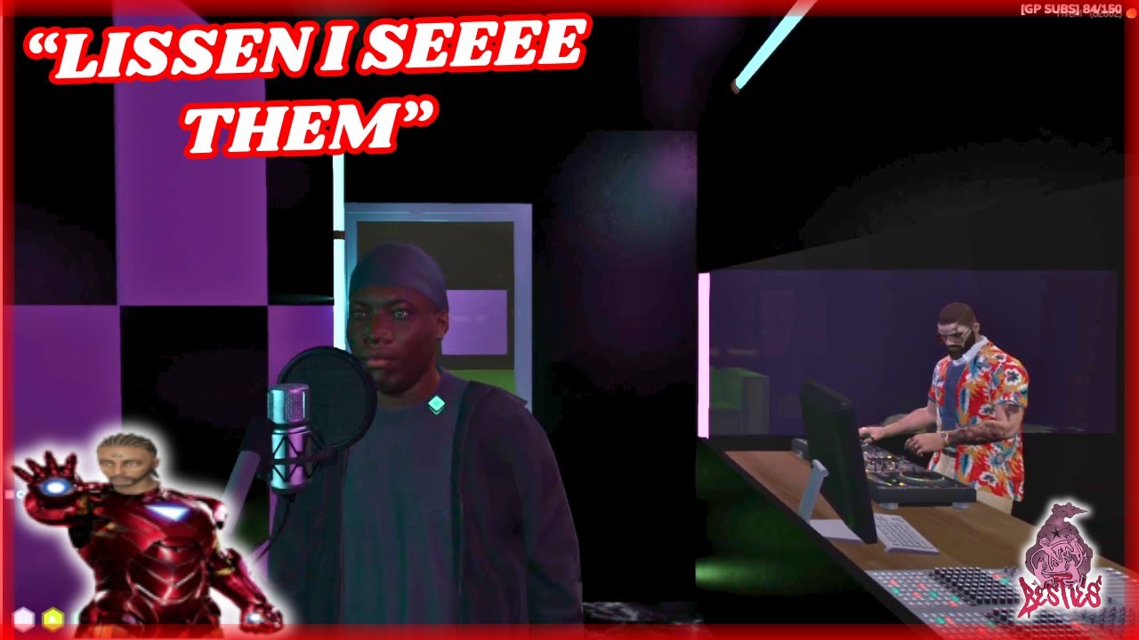 Jamal Spits Some Bars In the Stu | NoPixel 4.0 GTARP
