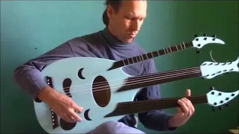 TRIPLE-NECK - oud, sarod, saz  EDWARD POWELL INSTR...