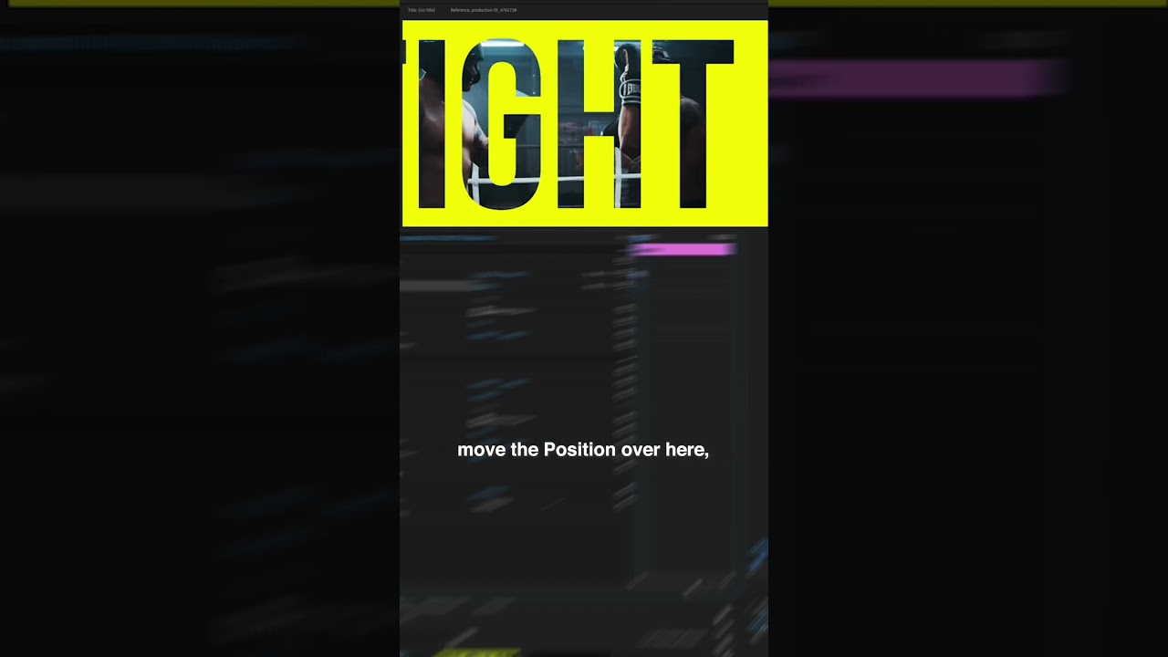How to create an Animated Video in Text Intro Effect in Adobe Premiere