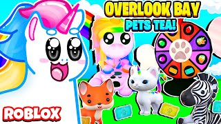 SPILLING THE TEA ON THE PETS IN OVERLOOK BAY! Roblox Overlook Bay Pets