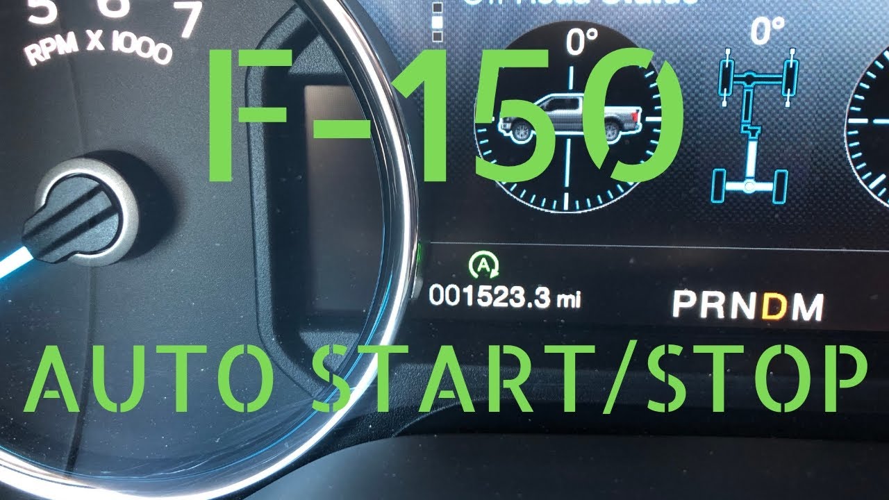 Ford F-150 Auto Stop start feature - YouTube