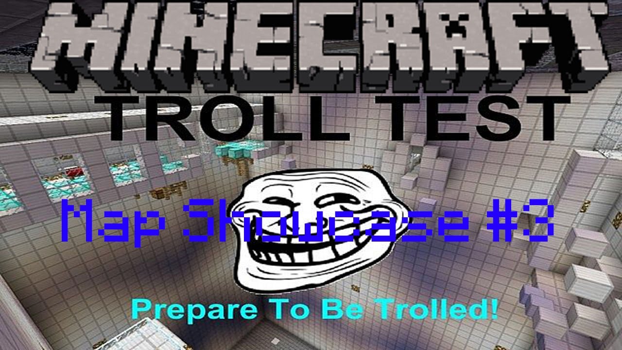 Minecraft Map Showcase #3: Troll Test - YouTube
