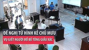 Nữ chủ mưu trong vụ đổ bê tông giấu xác bị đề nghị tử hình - PLO