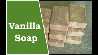 Making vanilla Soap, Cold Process. Ванильное мыло с нуля.