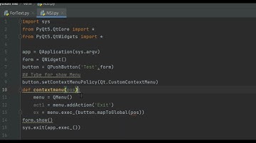 How to implement Context Menu to a button