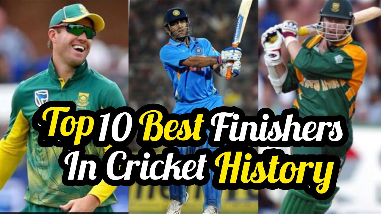 The 10 Best Finishers In Cricket History - YouTube
