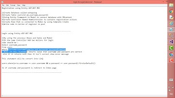 Login and Show all in ASP.net MVC in Arabic