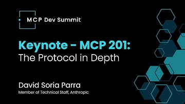 [Keynote] MCP201: The Protocol in Depth with David Soria Parra at Anthropic