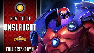 How To Use ONSLAUGHT Easily | Full Breakdown | Marvel Contest Of Champions