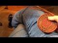Pine needling coiling - holding your work
