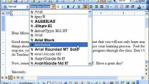 Word 2003 Tutorial Formatting Text Microsoft Training Lesson 5.1