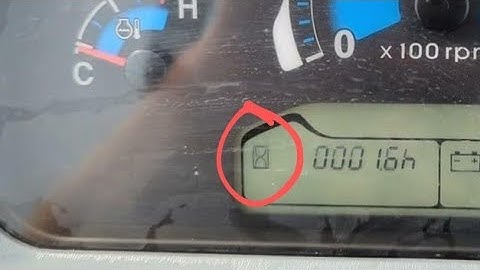 LS Tractor: what does the flashing hourglass mean?