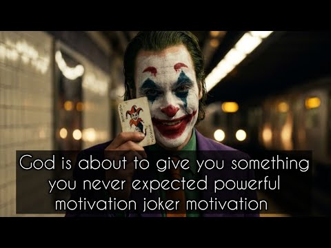 God is about to give you something you never expected |motivation video| joker video| joker speech|