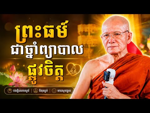 ព្រះធម៌ជាថ្នាំព្យាបាលផ្លូវចិត្ត​ 🙏❤️️😍🌿  I Samdech Pin  Sem  