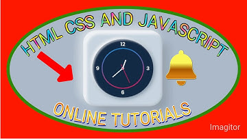 Animated Working Analog Clock using Html CSS & Javascript
