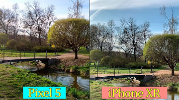Google PIxel 5 vs iPhone XR / Camera Comparison | 4k/60fps, Autofocus, Stabilization, Night Mode