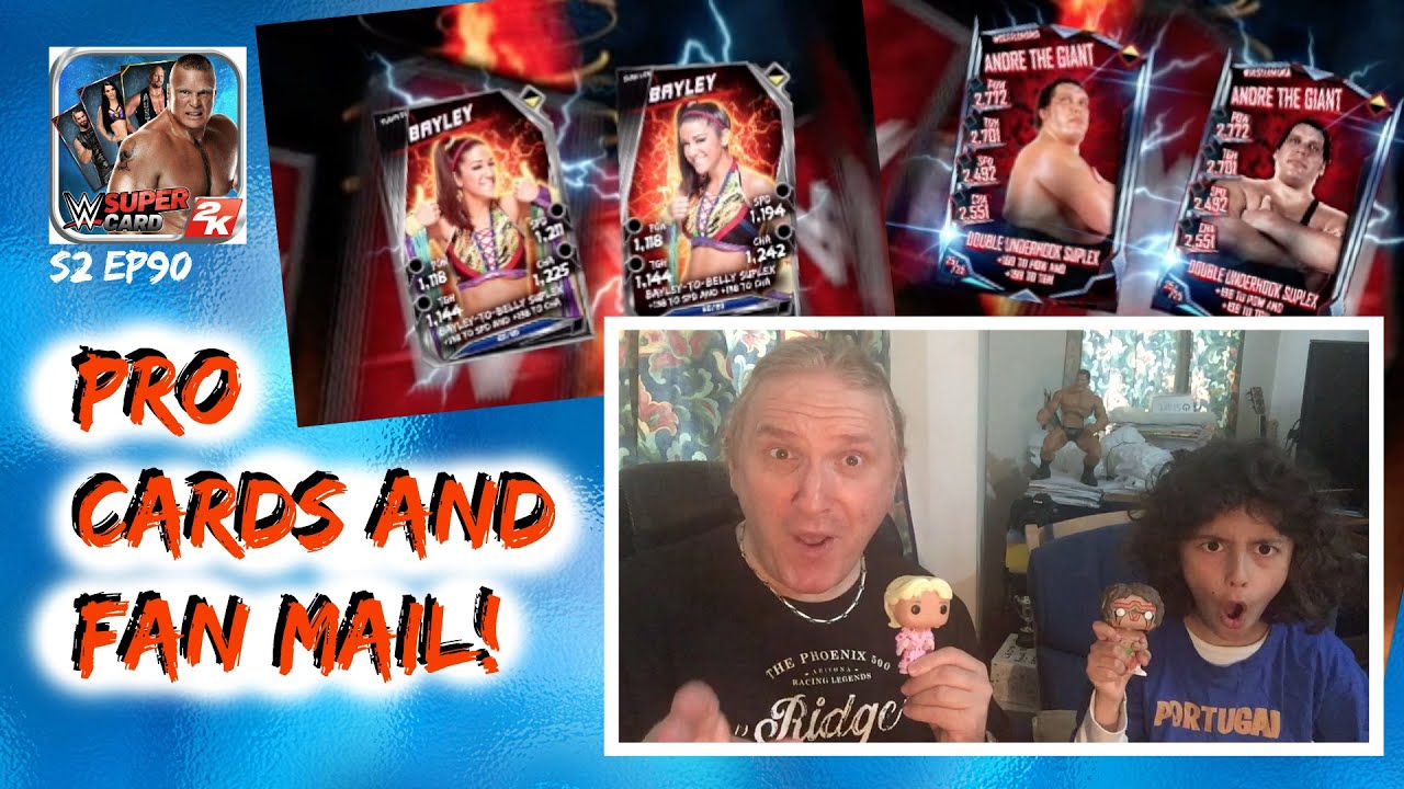 WWE SuperCard 2:90 : Pro Cards & Fan Mail!
