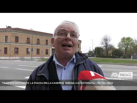 TRAFFICO SOSTENUTO, LA PIAZZA DELLA CASERMA SERENA «VA SISTEMATA»  | 01/03/2022