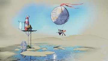 Blender 3D painting - mini-Epic: "Watering Hole"