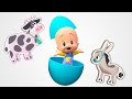 Animals surprise eggs with Cuquin - Discover and learn with your favourite cartoons