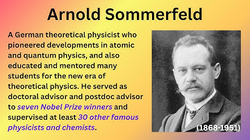 Arnold Sommerfeld #inspirational #motivational #physics #physicist