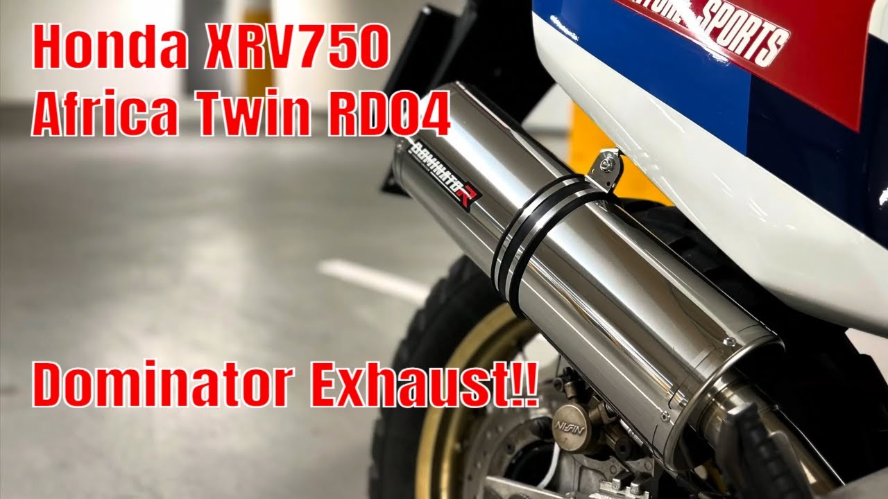 Legendary Ironhorse Honda Africa Twin XRV750 RD04 DOMINATOR Exhaust Transformed the Sound 