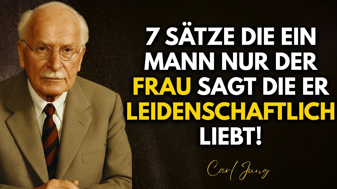7 Sätze, die ein Mann nur zu der FRAU sagt, die er wirklich LIEBT - Carl Jung