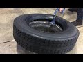 how to mount and dismount tires using blue cobra part 1