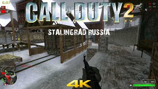 Call of Duty 2 Multiplayer 2020 Stalingrad Gameplay 4K