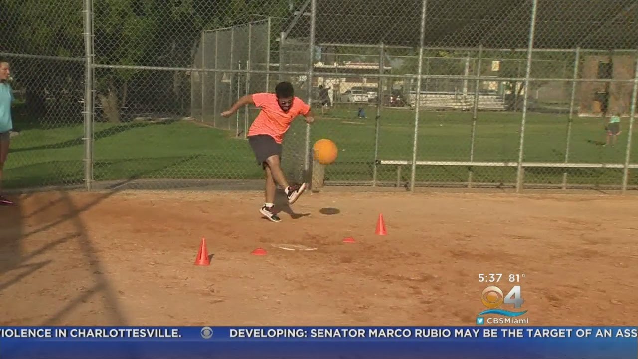 Adults Channel Their Inner Child On The Kickball Diamond YouTube