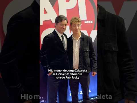 ¡IGUALITOS! 🤩 Jorge Zabaleta posó en público con su hijo Antonio 😱👀