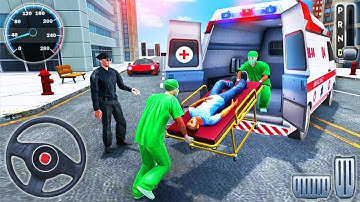 Ambulance Rescue Driver Simulator - Emergency Hero Offroad Van Drive - Android GamePlay #2