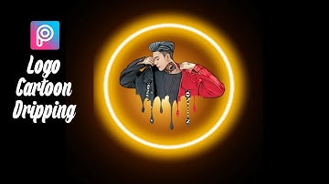 LOGO CARTOON DRIPPING | Picsart Tutorial | Picsart Editing